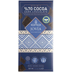 Jovia Organic 70% Dark Chocolate 40g