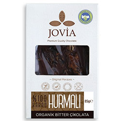 Jovia Organic 100% Dark Chocolate (Dates) 85g