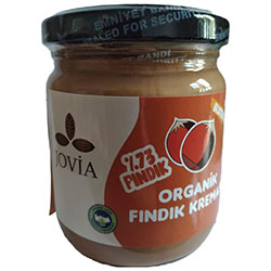 Jovia Organik Fındık Kreması  Hindistan Cevizi Şekerli  200g