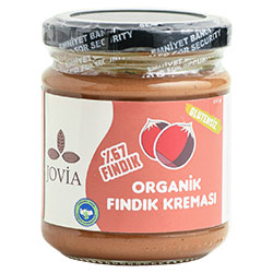 Jovia Organik Fındık Kreması  Hindistan Cevizi Şekerli  200g
