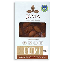 Jovia Organic Milk Chocolate (Almond) 85g