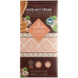 Jovia Organik Sütlü Çikolata  Fındık Kremalı  40g