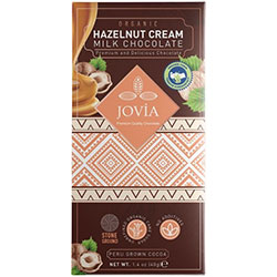 Jovia Organic Milk Chocolate  Hazelnut  40g