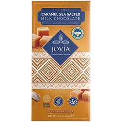 Jovia Organik Sütlü Çikolata  Karamel & Deniz Tuzu  40g