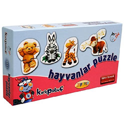 Hayvanlar Puzzle (20 Parça)