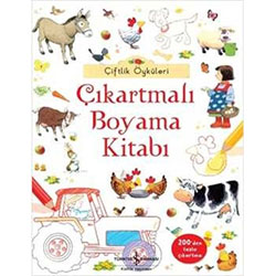 Çiftlik Öyküleri Çıkartmalı Boyama Kitabı (İş Bankası Yayınları, Stephen Cartwright)