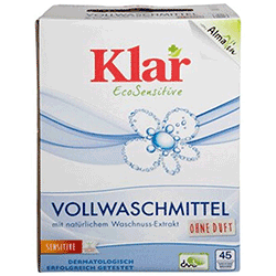 Klar Organic Universal Soapnut Washing Powder (Fragrance-free) 2,475Kg