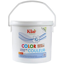 Klar Organic Color Powder Laundry Detergent with Soap Nut  Fragrance-free   4 75Kg