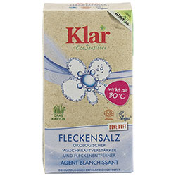 Klar Organic Oxygen Bleach and Stain Remover  Fragrance-free  400g