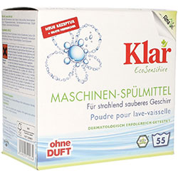 Klar Organik Bulaşık Makinesi Toz Deterjan  Kokusuz  1 375kg