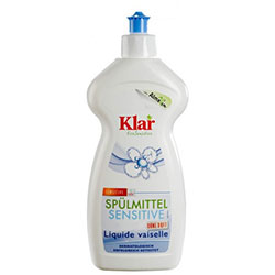 Klar Organic Washing Up Liquid  Fragrance-free  500ml