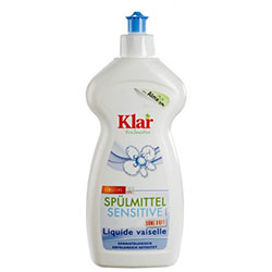 Klar Organic Washing Up Liquid (Fragrance-free) 500ml