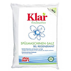 Klar Organic Dishwasher Salt  Fragrance-free  2Kg