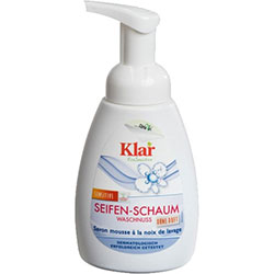 Klar Organic Wahsing Foam with Soap Nut extract (Fragrance-free) 240ml