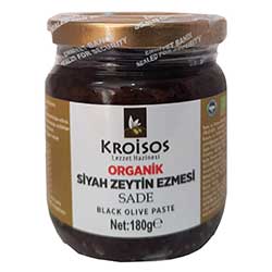 Kroisos Organik Siyah Zeytin Ezmesi 180g