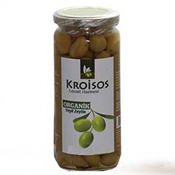 Kroisos Organic Green Olive(With Olive Oil) 475g