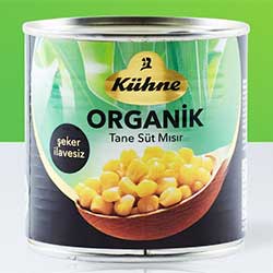 Kühne Organik Tane Süt Mısır 340gr