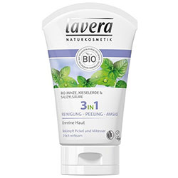 Lavera Organic 3 in 1 Face Wash, Scrub and Mask 125ml