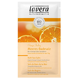 Lavera Organic Bath Sea Salt  Orange Feeling  80g