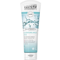 Lavera Organic Basis Sensitiv Cleansing Milk 2-in-1 (Shea Butter & Jojoba Extract) 125ml