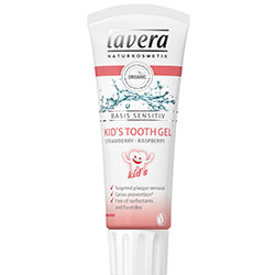 Lavera Organic Basis Sensitiv Toothpaste  Toothgel  For Kids  Strawberry & Raspberry  100ml