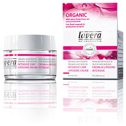 Lavera Organic Intensive Care Liposome Cream  Dry Skin  Wild Rose  30ml