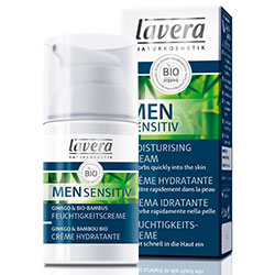 Lavera Organic Men's Sensitive Moisturizing Cream  Ginkgo & Bamboo  30ml