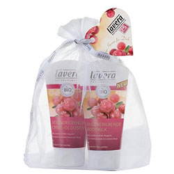 Lavera Organic 2 in 1 Pack (Shower Gel & Body Lotion) (Cranberry & Argan Oil)