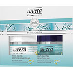 Lavera Organic Duo Anti-Ageing  Q10 Moisturising Cream 50ml + Night Cream 50ml 