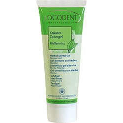 Logodent Organic Toothpaste (Peppermint Herbal Dental Gel) 75ml
