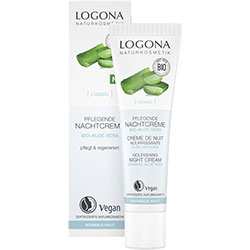 Logona Organic Classic Nourishing Night Cream  Aloe  30ml