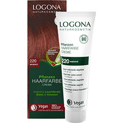 (220 Herbal Organic Colour Logona Hair - Wine Red) Cream Ekoorganik