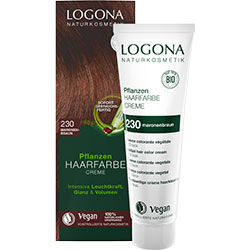 Logona Organic Herbal Hair Colour Cream  230 Chestnut Brown 