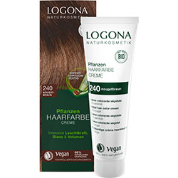 Logona Organic Herbal Hair Colour Cream  240 Nougat Brown 