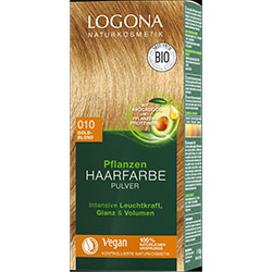 Logona Organic Herbal Hair Colour Powder (010 Gold Blonde)