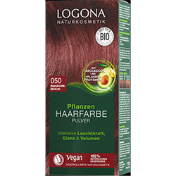 Logona Organic Herbal Hair Colour Powder  050 Mahogany Brown 