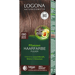 Logona Organic Herbal Hair Colour Powder (080 Natural Brown)