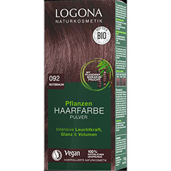 Logona Organic Herbal Hair Colour Powder  092 Red Brown 