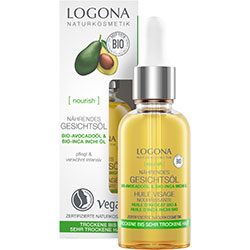 Logona Organic Vitalising Facial Oil  Avacado & Incha Inci Oil  30ml