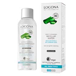 Logona Organik Derinlemesine Temizleyen Misel Suyu  Aloe Vera & Gül Özlü  125ml