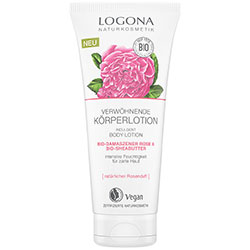 Logona Organic Body Lotion  Damaszener Rose & Sheabutter  200ml