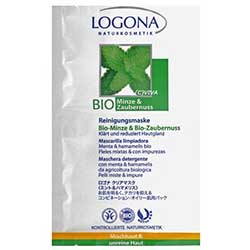 Logona Organic Mint & Witch Hazel Cleansing Mask 2x7 5ml