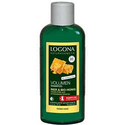 Logona Organic Shampoo  For Volumised Hair  Honey & Beer  250ml