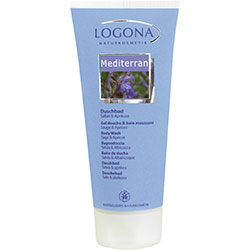 Logona Organic Mediterran Shower Gel (Sage & Apricot) 200ml