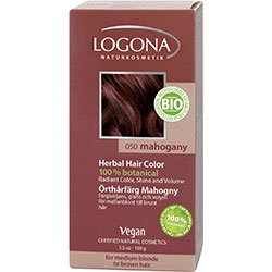 Logona Organic Herbal Hair Color Powder  Mahogany 