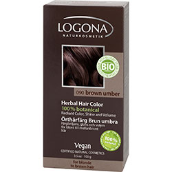 Logona Organic Herbal Hair Color Powder  Brown Umber 