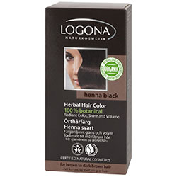 Logona Organic Herbal Hair Color Powder (Henna Black)