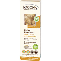 Logona Organic Color Cream Herbal Hair Colour  Copper Blonde 