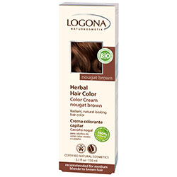 Logona Organic Color Cream Herbal Hair Colour  Nougat Brown 