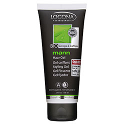 Logona Organic Man Hair Styling Gel  Ginkgo & Caffeine  100ml